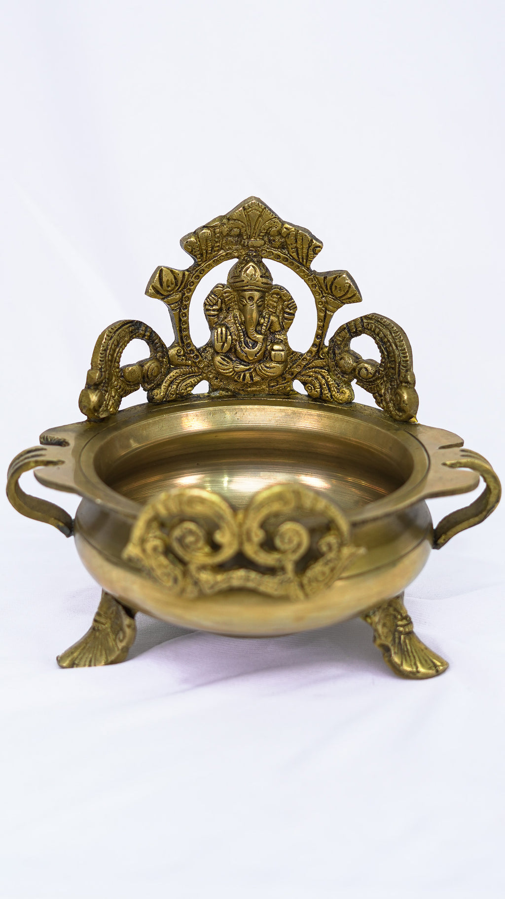 Handcrafted Brass Urli with Bell