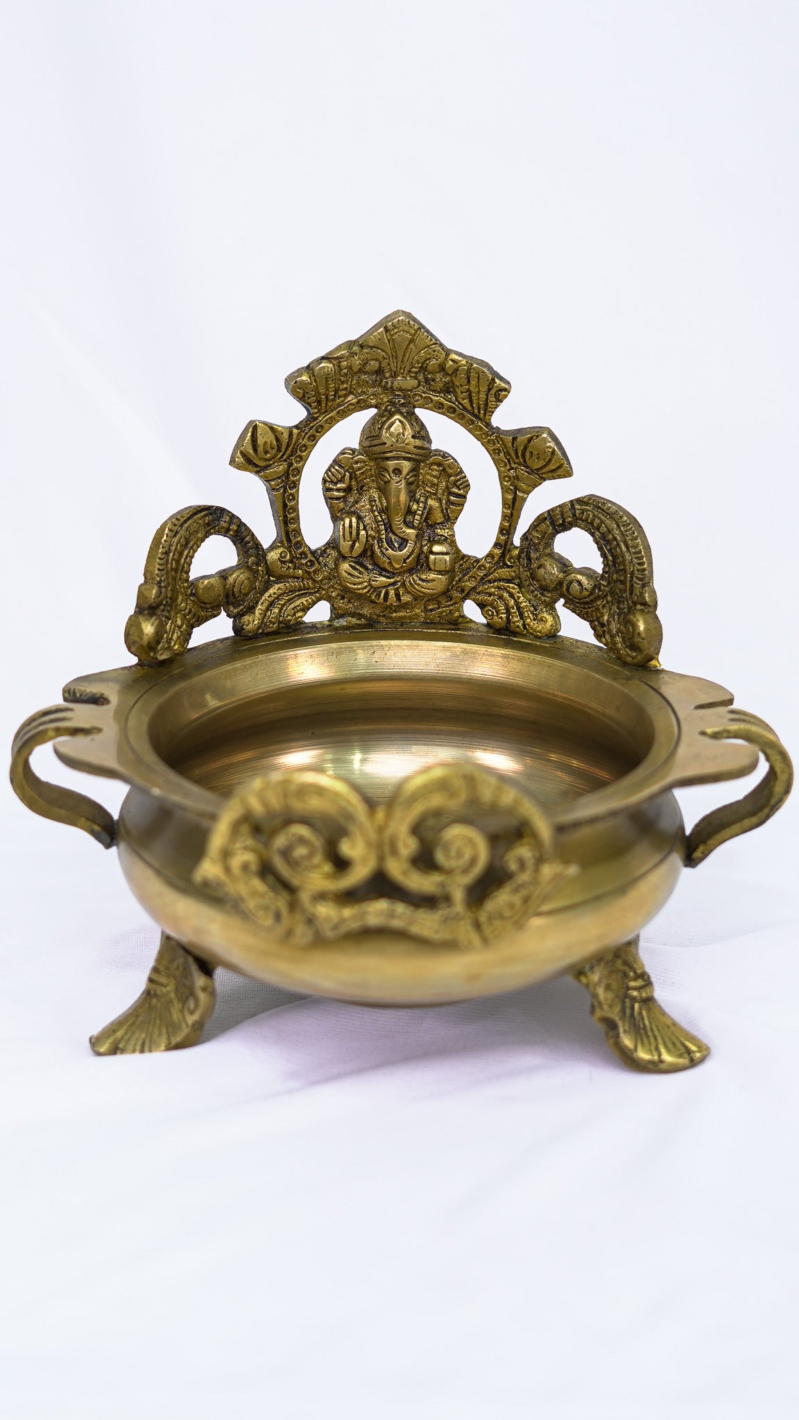 Handcrafted Brass Urli with Bell