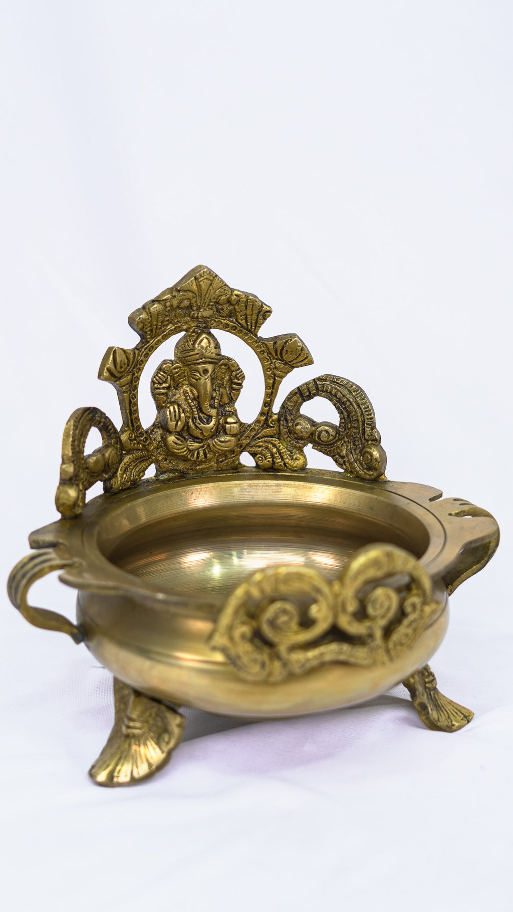 Handcrafted Brass Urli with Bell