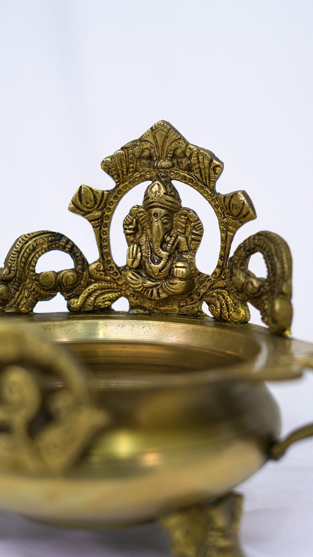Handcrafted Brass Urli with Bell