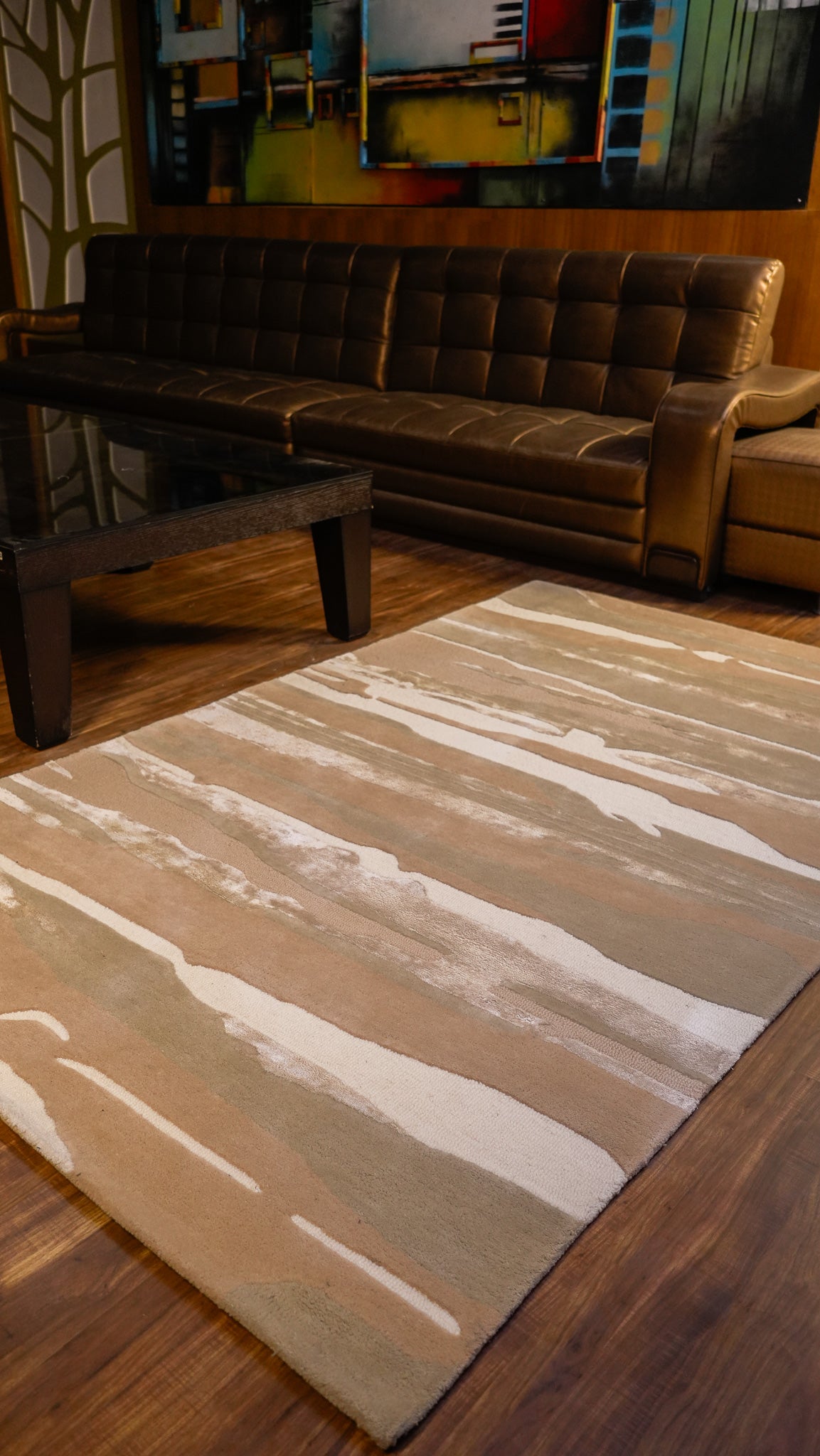 Desert Mirage Hand-Tufted Wool & Viscose Carpet