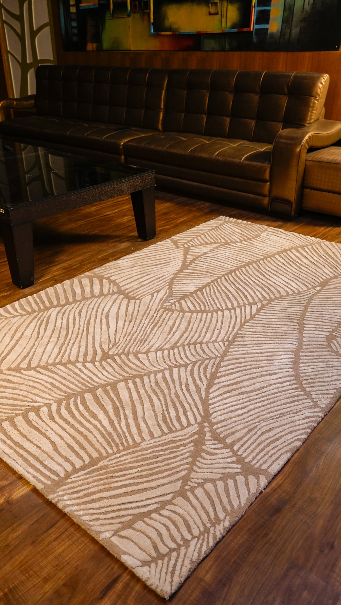 Golden Grove Hand-Tufted Wool & Viscose Carpet