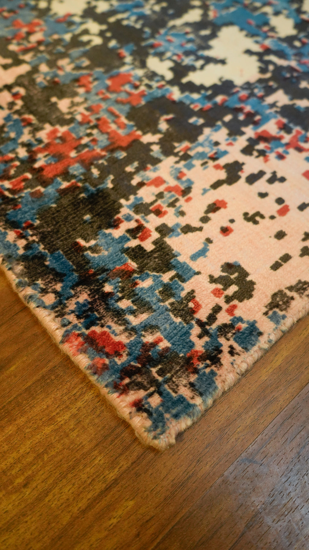 Cosmic Canvas Hand Loom Viscose Carpet