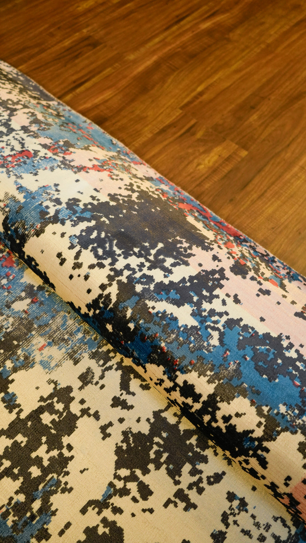 Cosmic Canvas Hand Loom Viscose Carpet