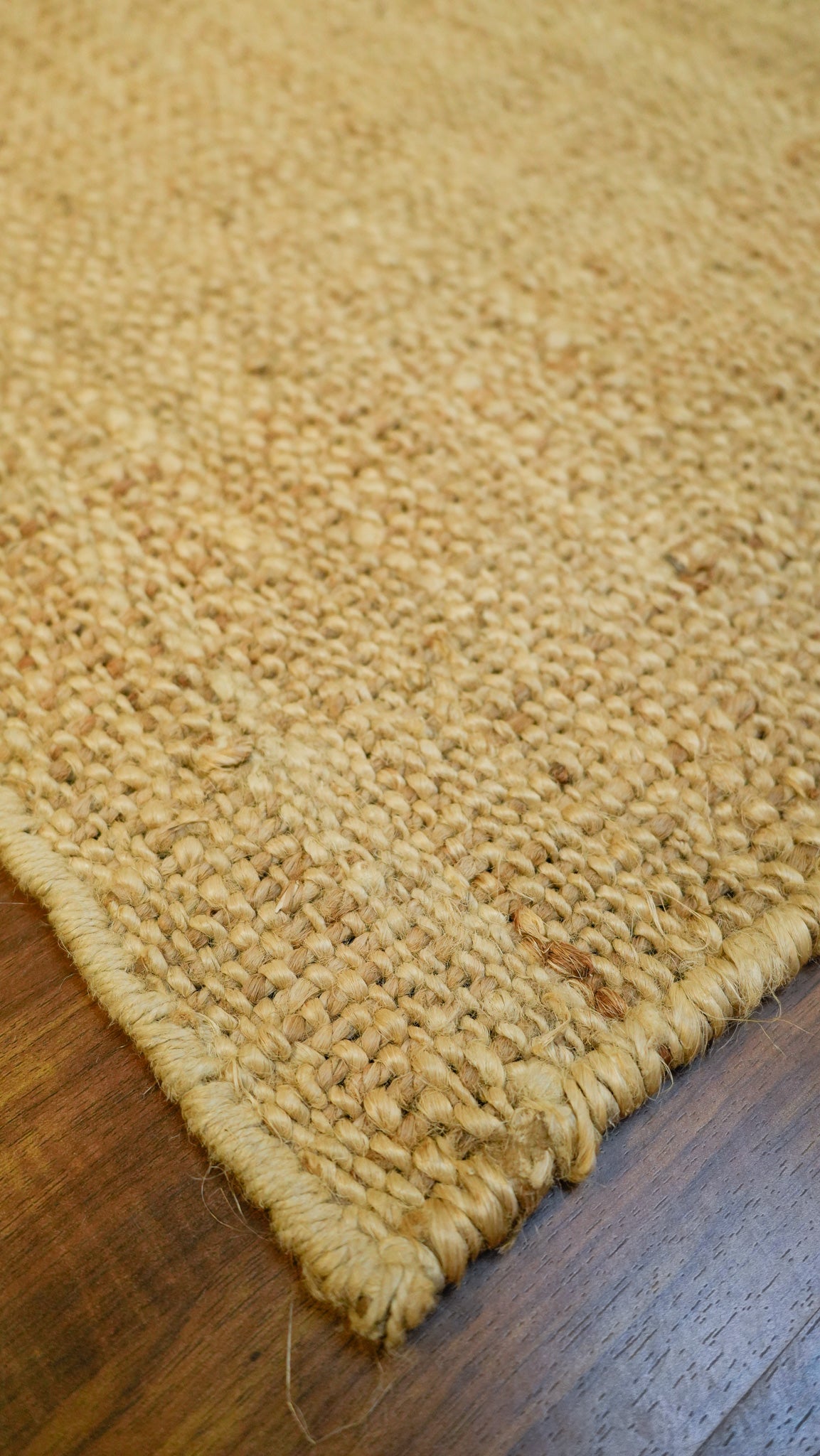 Natural Jute Rug Hand Woven 100% Jute Rug