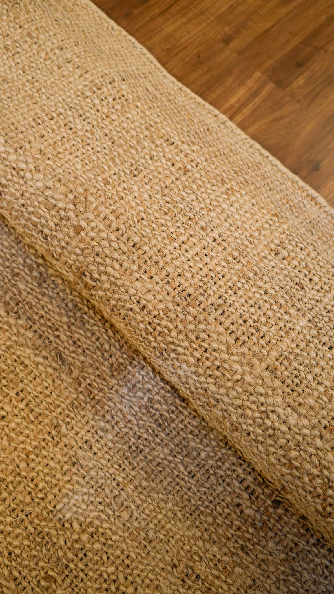 Natural Jute Rug Hand Woven 100% Jute Rug