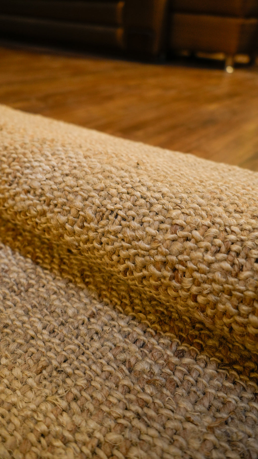 Natural Jute Rug Hand Woven 100% Jute Rug