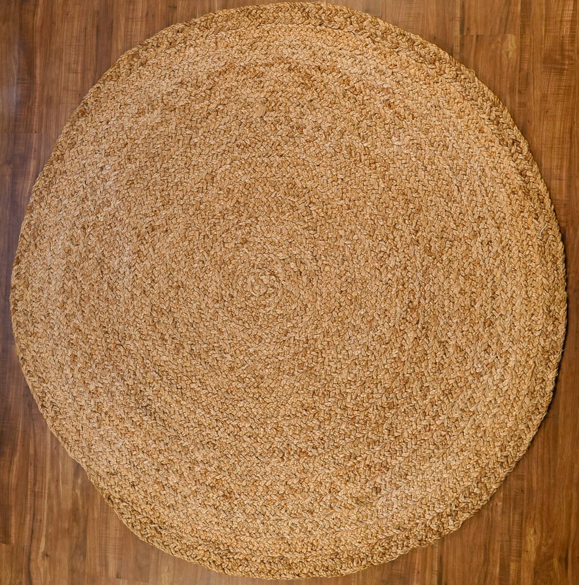 Spiral Woven Rug Hand Woven 100% Jute Rug