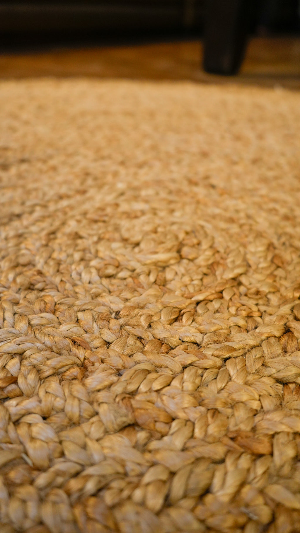 Spiral Woven Rug Hand Woven 100% Jute Rug