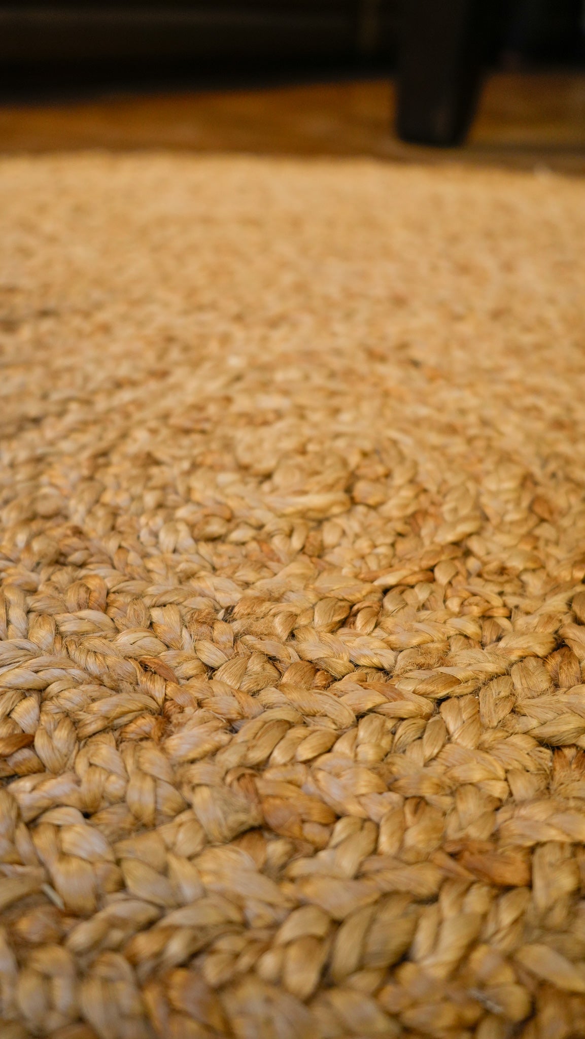 Spiral Woven Rug Hand Woven 100% Jute Rug