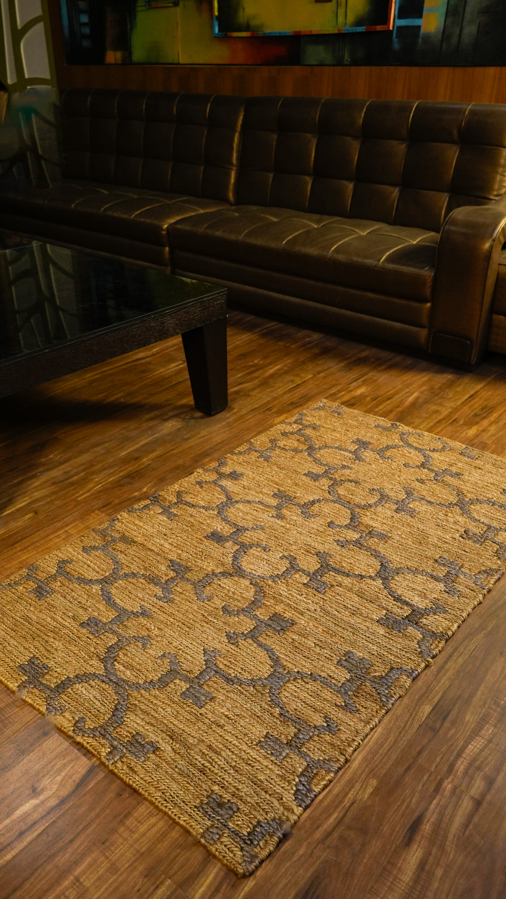 Rustic Elegance Jute Rug Hand Woven 100% Jute Rug